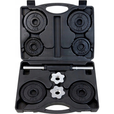 Eb Fit Regulovateľné liatinové činky 1 x 7 kg