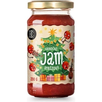 Koldokol BIO Vánoční jam rybízový 230g