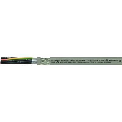 Helu MEGAFLEX® 500-C 13562-1000 riadiaci kábel 2 x 2.5 mm² 1000m sivá