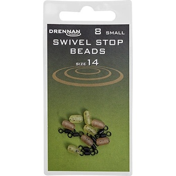 Drennan obratlíky s korálkou Swivel Stop Beads Large