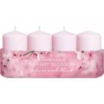 Bartek Candles Свещи Bartek цилиндър 40x70 цвят череша 240 г