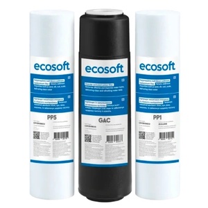 Ecosoft Комплект от 3 филтърни патрона PP 5 μm, GAC, PP 1 μm (CHV3ECO)
