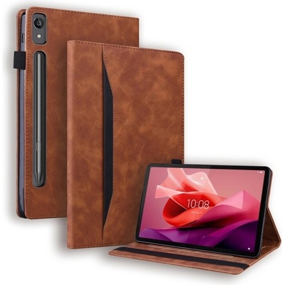 Vsetkonamobil 68478 FLATY Zaklápacie puzdro pre Lenovo Tab P12 hnedé