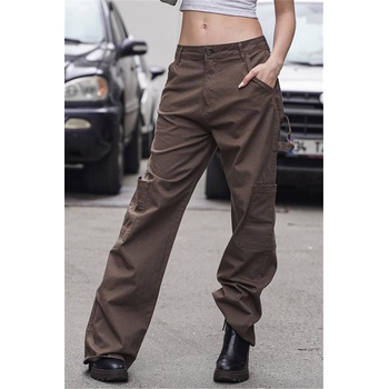 Image 1 of Madmext Дамски панталон тип Карго mg1601 - Кафяв #395236 (395236_Тъмно кафяв)