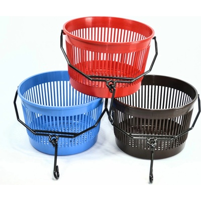 PLASTKON košík na kolíčky kulatý pr.20 x 15 cm PH mix barev (4110702)
