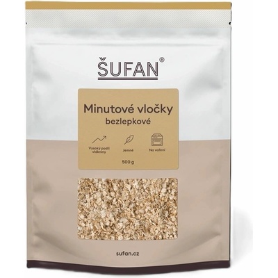 Šufan Bezlepkové ovesné vločky 0,5 kg – Zboží Dáma