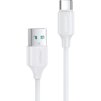 JOYROOM Кабел за зареждане / пренос на данни Joyroom, USB към USB Type C, 3A, 0.25m, бял, (S-UC027A9) (S-UC027A9 0.25m white)