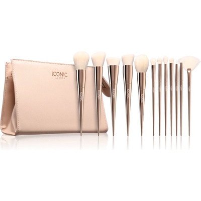 ICONIC London Ultimate Brush Set Комплект четки с чантичка