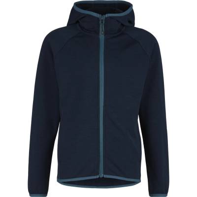 Heber Peak Детско вълнено яке Heber peak Kid's MerinoBlend SaplingHe. Hoody Zip-up hoodie - Navy - размер 128 (EU) (005-5608-0213)
