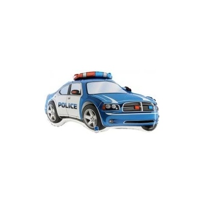 GRABO fóliový balónek Policejní auto 28" 71cm nafukovací