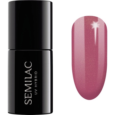 Semilac gel lak 377 Shimmer Stone Ruby Růžová 7 ml