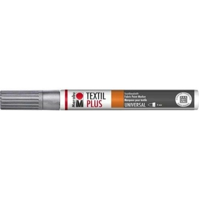 Fix na tmavý textil Marabu Textil Painter Plus 3 mm stříbrný 782