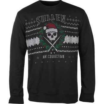 SULLEN мъжки суитшърт sullen - sullen christmas - vintage ЧЕРНО- scm4843_vbk