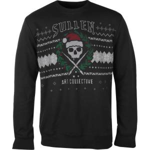 SULLEN мъжки суитшърт sullen - sullen christmas - vintage ЧЕРНО- scm4843_vbk