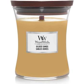 WoodWick Gilded Sands ароматна свещ с дървен фитил 275 гр