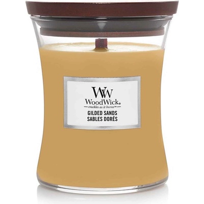 WoodWick Gilded Sands ароматна свещ с дървен фитил 275 гр