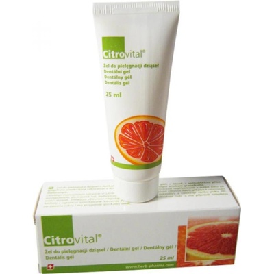 HerbPharma Citrovital Dentální gel pro dospělé 25 ml – Hledejceny.cz