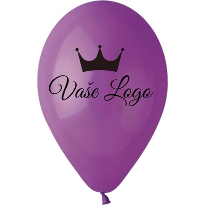 Svet balonku Balónik s logom Fialový 26 cm
