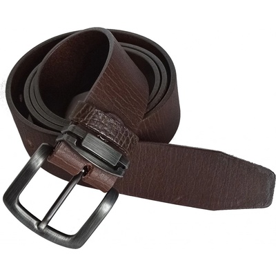 Opasek kožený belts 09/V4-KOV hnědý