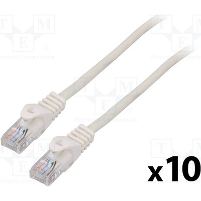 Lanberg PCU5-20CC-0200-W Patch U/UTP Cat 5e RJ45 vidlice z obou stran lanko CCA