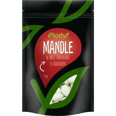 iPlody Mandle v bílé čokoládě s kokosem 1000 g