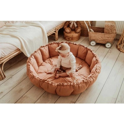 Play&Go Coco Bloom Detské hniezdo Tawny Brown