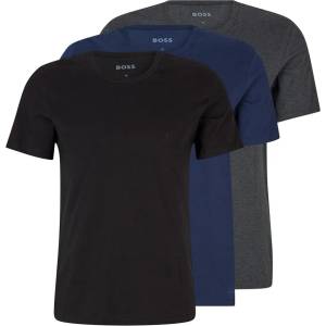 Boss Тениска Boss Mens BOSS Bodywear 3 Pack Premium Cotton T-Shirts - Crew Neck - Blk/Nvy/Char497