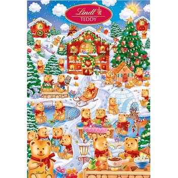 Lindt TEDDY Adventní kalendář Skrytá hra 265g