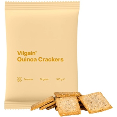 Vilgain Quinoa krekry BIO sezam 100 g