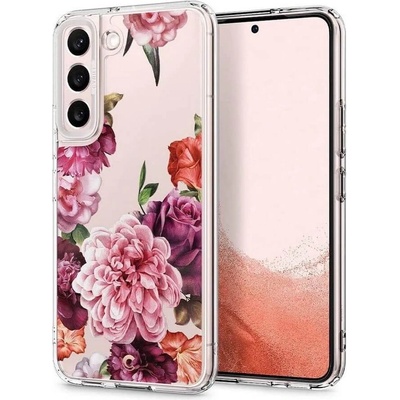 Spigen Cyrill Cecile Case Rose Floral - хибриден кейс с висока степен на защита за Samsung Galaxy S22 (цветни мотиви)