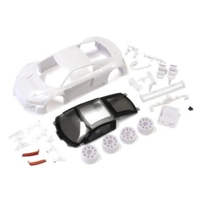 Kyosho Bodyshell Audi R8 LMS 2015 Mini-Z + 2WD Rims White Body