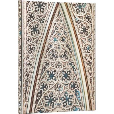 Vault of the Milan Cathedral Duomo di Milano Midi 12-Month Hardcover Dayplanner Wrap Closure Horizontal Paperblanks 2027 – Hledejceny.cz