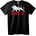 NOONEBRAND Тениска Лъв ВИС-2 - XL, Black
