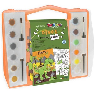 Toy Color Пъзел за оцветяване Toy Color Dino 4008