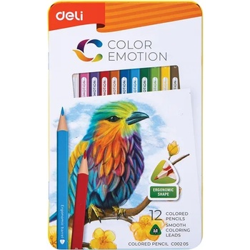 Deli Color Emotion 12бр. комплект цветни моливи DEC00205 (DEC00205)