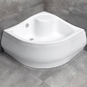 Radaway Душ корито акрилно полукръгло Radaway Korfu A 90x90 см, бяло (4S99400-03)