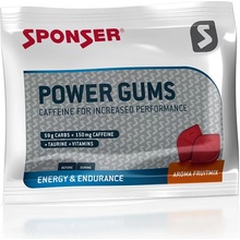 SPONSER POWER GUMS 75g mix ovocia s kofeínom