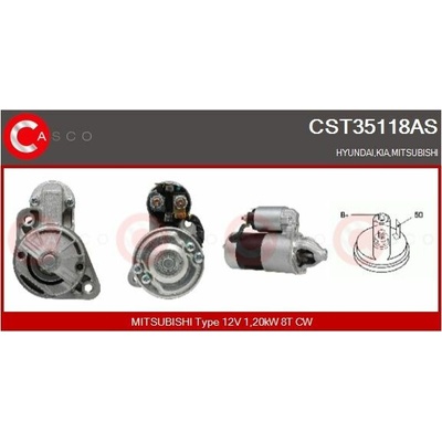 Štartér CASCO Brand New HQ CST35118AS