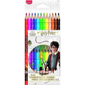 Maped Color´Peps Harry Potter trojhranné farbičky 12 ks v kartónovom obale