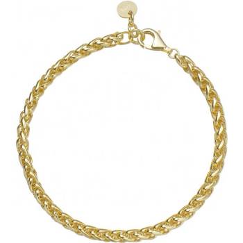 Silenti Jewelry Сребърна гривна "Житен Клас