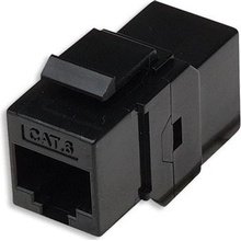 Keystone spojka Cat6UTPRJ45/RJ45černý