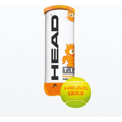 HEAD Детски топки за тенис HEAD Tip 3 бр. , оранжево/жълто 578123