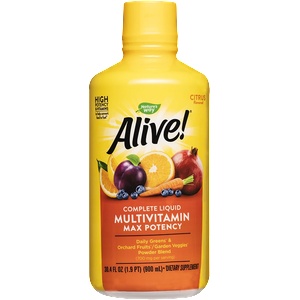 Alive Alive! - Алайв Течен мултивитамин Маx Potency, 900 ml Nature’s Way (15395)