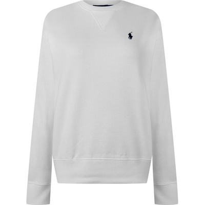 Ralph Lauren Поларена блуза POLO RALPH LAUREN Fleece Crew Sweater - WHITE