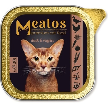 Meatos Cat Duck & Vegetable 100 g
