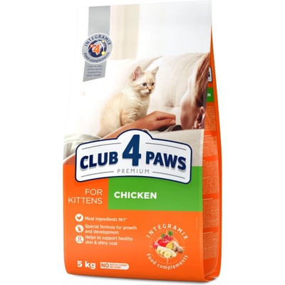 CLUB 4 PAWS Premium for kittens Chicken 5 kg