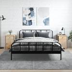 vidaXL Нощни шкафчета, 2 бр, сонома дъб, 40x42x60 см, инженерно дърво (825906)