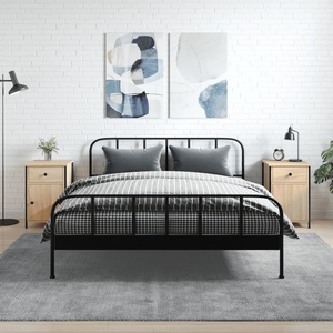 vidaXL Нощни шкафчета, 2 бр, сонома дъб, 40x42x60 см, инженерно дърво (825906)
