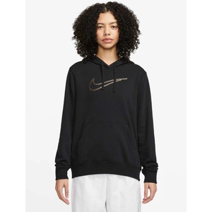 Nike Суитшърт w nsw pe clb flc shine os po (fb8763-010)