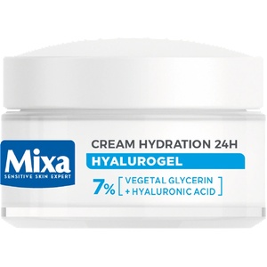 Mixa Hyalurogel Light Хидратиращ крем за чувствителна и дехидратирана кожа 50 ml